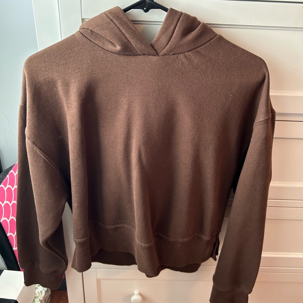 ZARA cropped hoodie